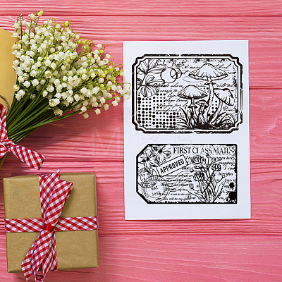 Custom PVC Plastic Clear Stamps DIY-WH0618-0012-1