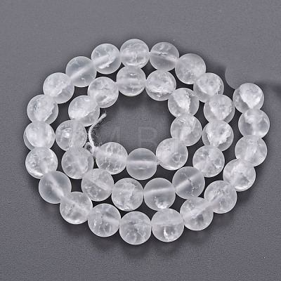Crackle Glass Beads Strands GLAA-S192-D-009A-1