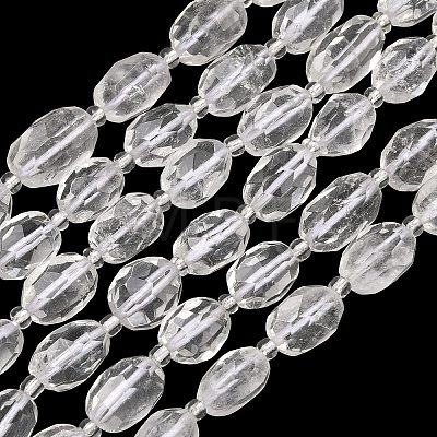 Natural Quartz Crystal Beads Strands G-L642-K01-01-1