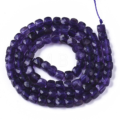 Natural Amethyst Beads Strands G-R460-028A-1