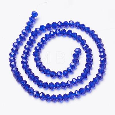 Glass Beads Strands EGLA-A034-T1mm-D06-1