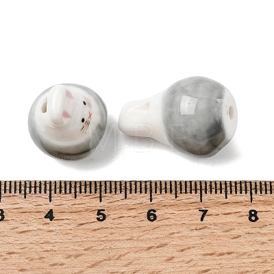 Handmade Porcelain Beads PORC-G015-04F-1