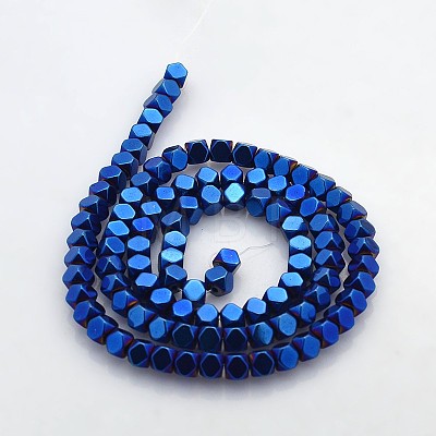 Electroplate Non-magnetic Synthetic Hematite Beads Strands G-J212A-01-1
