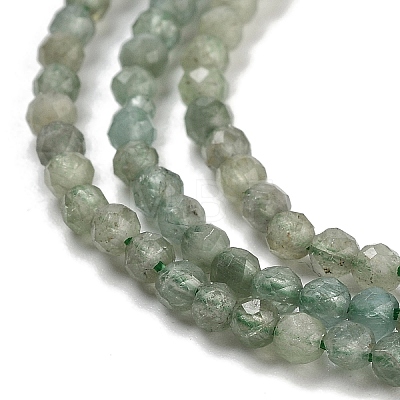 Natural Green Apatite Beads Strands G-G105-A02-01-1
