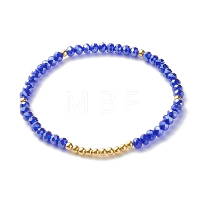 Glass Beads Stretch Bracelets Sets BJEW-JB06575-05-1