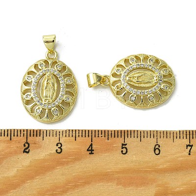 Brass Micro Pave Cubic Zirconia Pendants KK-H472-53J-G-1