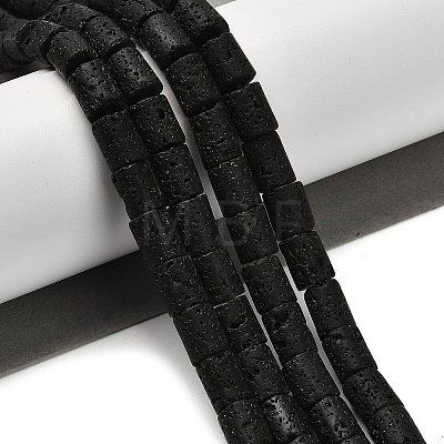 Natural Lava Rock Beads Strands G-G175-L15-01-1