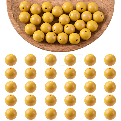 30Pcs Round Silicone Beads SIL-SZ0004-23D-1