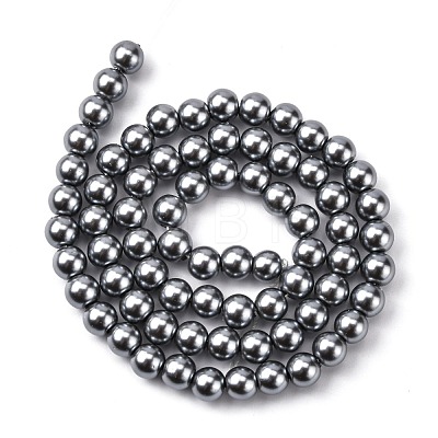 Eco-Friendly Grade A Glass Pearl Beads HY-J002-6mm-HX021-1