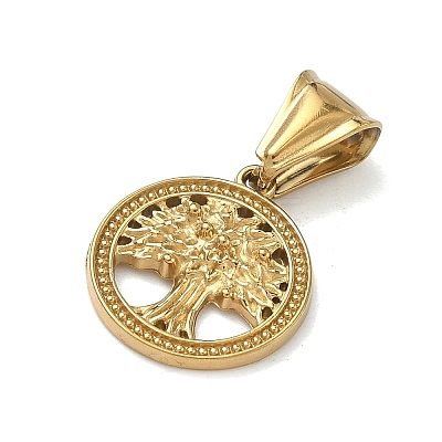304 Stainless Steel Pendants STAS-D225-11G-1