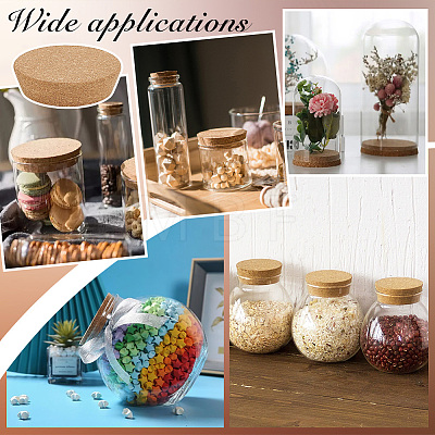 2Pcs Cork Bottle Stoppers FIND-OC0014-48-1