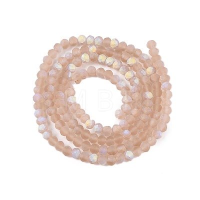 Transparent Glass Beads Strands EGLA-A044-T2mm-MB20-1