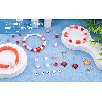 Craftdady DIY Jewelry Making Finding Kit for Valentine's Day DIY-CD0001-44-1