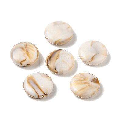 Two Tone Opaque Acrylic Beads MACR-M044-05-1