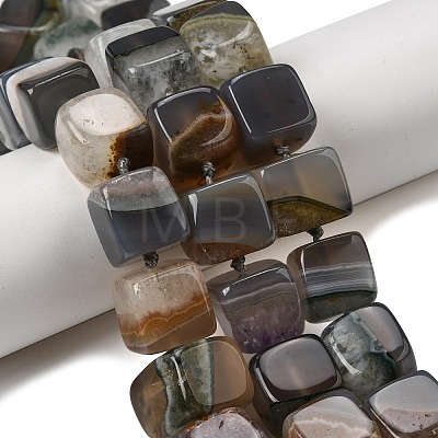 Natural Agate Beads Strands G-F820-I01-01-1