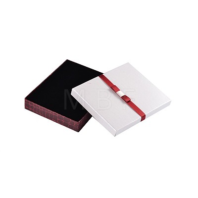Rectangle Jewelry Set Cardboard Boxes X-CBOX-N007-01A-1