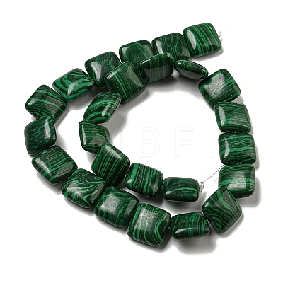 Synthetic Malachite Beads Strands G-B071-A01-01-1