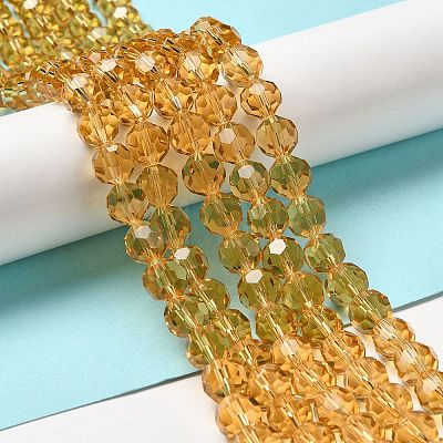 Transparent Glass Beads EGLA-A035-T10mm-D17-1