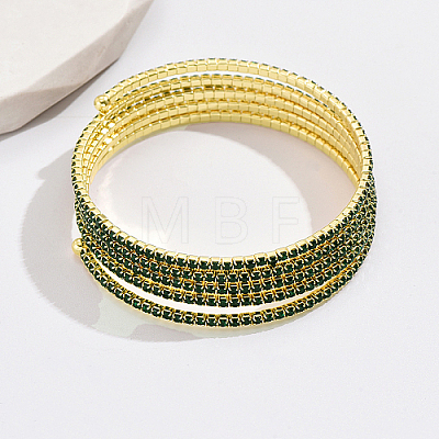 Real 18K Gold Plated Brass Multi Layer Wrap Bracelets RM1445-7-1