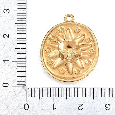 304 Stainless Steel Enamel Pendants STAS-G392-03G-02-1