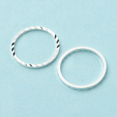 Brass Linking Rings KK-F831-018D-S-RS-1