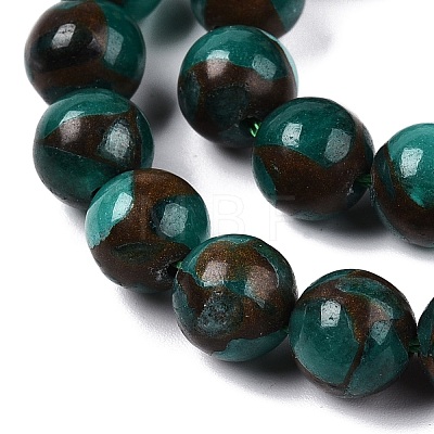 Natural Chalcedony Beads Strands G-S333-8mm-014F-1