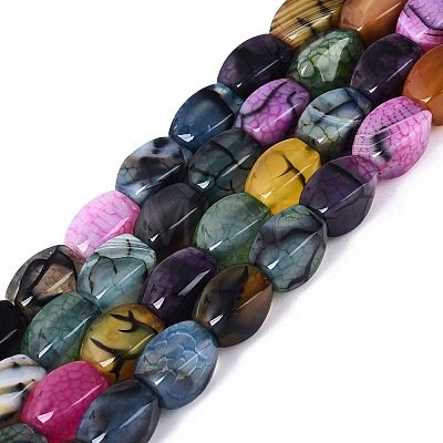 Natural Agate Beads Strands G-Q604-02A-M02-1
