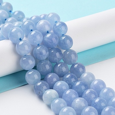 Dyed Natural Malaysia Jade Beads Strands G-G021-02C-07-1