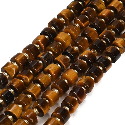 Natural Tiger Eye Beads Strands GG-CBA5B6F-E01-01-1