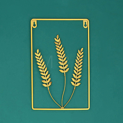 Iron Art Wall Hanging Decorations DIY-WH0214-36-1