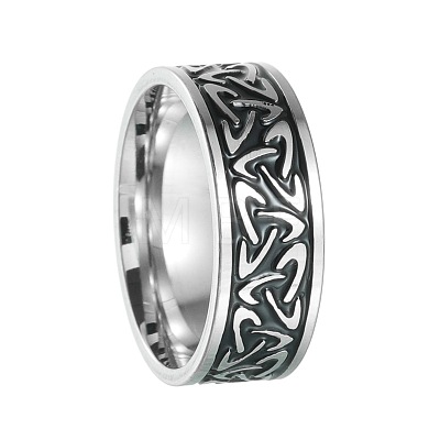 Retro Viking 201 Stainless Steel Finger Rings for Men FS-WGFAFFE-08-1