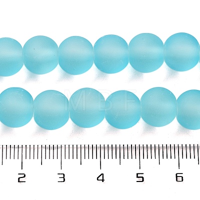 Transparent Glass Bead Strands X-GLAA-S031-10mm-21-1