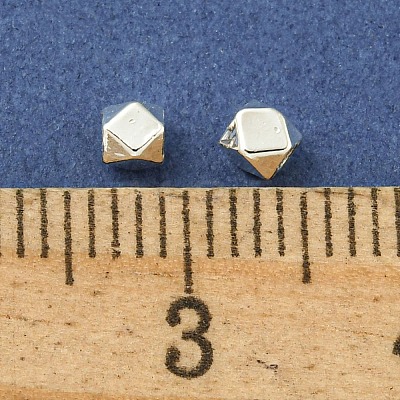 Rack Plating Brass Spacer Beads FIND-T071-03P-RS-1