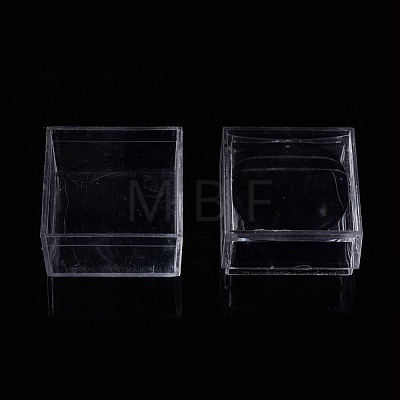Transparent Plastic Ring Viewer Magnifier Boxes CON-K007-02A-1