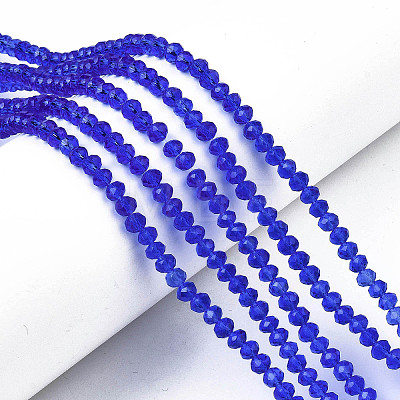 Glass Beads Strands EGLA-A034-T1mm-D31-1