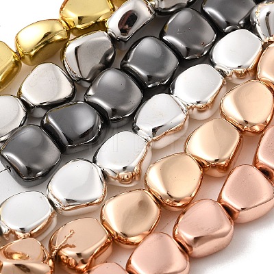 Electroplate Glass Beads Strands EGLA-F166-06-1