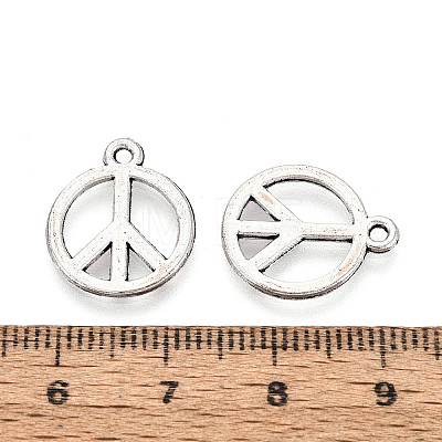 Tibetan Style Alloy Pendants TIBEP-T054-06AS-1