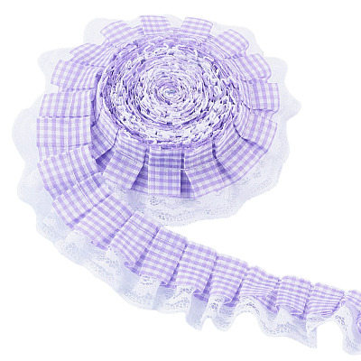 12.5 Yards Polyester Pleated Ribbon OCOR-TA0003-84B-1