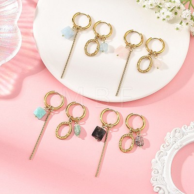 202 Stainless Steel Huggie Hoop Earrings EJEW-JE07392-1