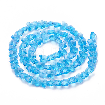 Transparent Glass Beads GLAA-Q066-14mm-B11-1