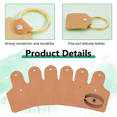 Leather Clothing Blank Labels DIY-WH0308-363B-1