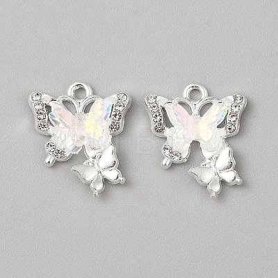 Alloy & Acrylic Pendants FIND-WH0817-132S-03D-1
