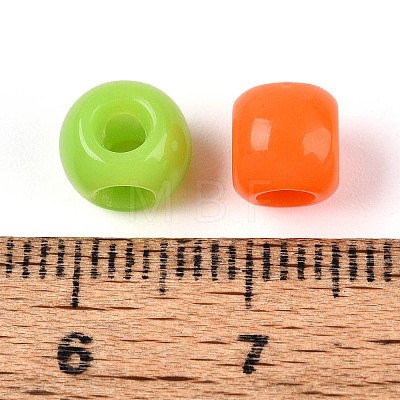 Opaque Acrylic Beads SACR-T035-15M-1