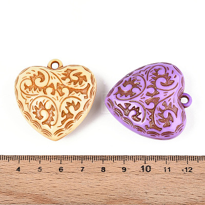 Opaque Acrylic Pendants SACR-T017-15-1