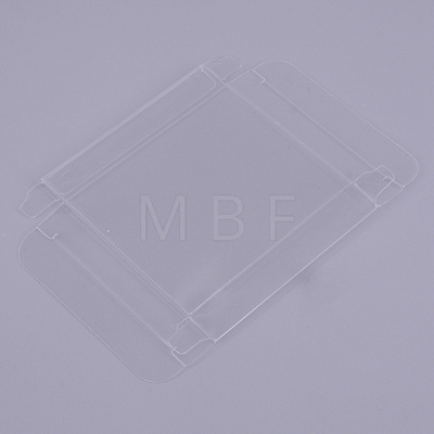 Transparent PVC Box Candy Treat Gift Box CON-WH0074-09-1