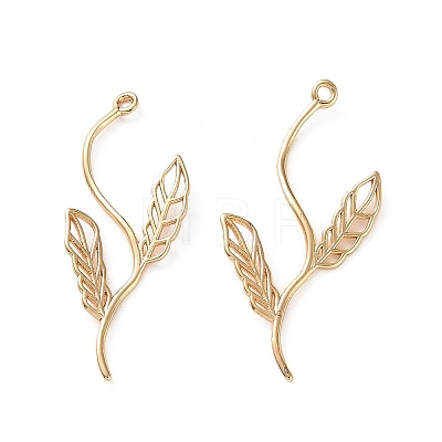 Brass Pendants KK-L266-01B-G-1
