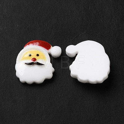 Christmas Opaque Resin Cabochons RESI-K019-21-1