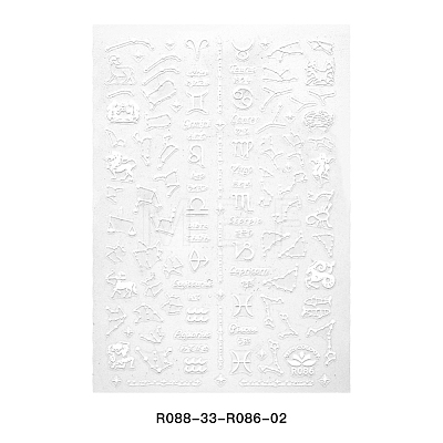 Hot Stamping Nail Art Stickers Decals MRMJ-R088-33-R086-02-1