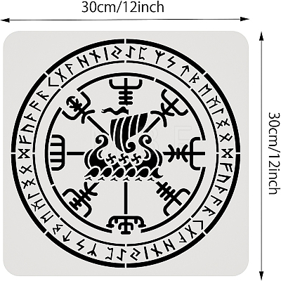 Plastic Reusable Drawing Painting Stencils Templates DIY-WH0172-915-1