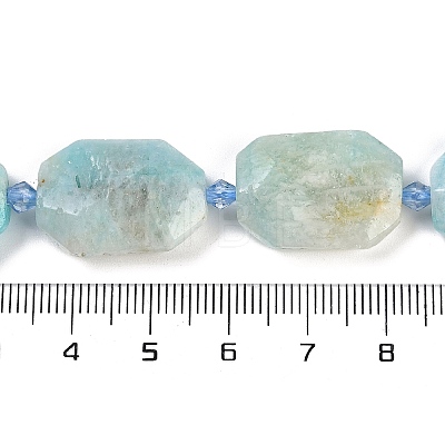 Natural Amazonite Beads Strands G-B125-P02-02-1